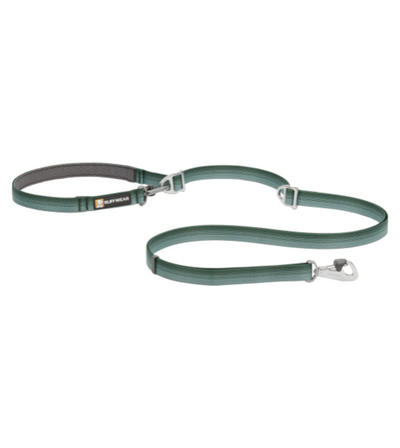 Ruffwear Switchbak™ Adjustable Double-Ended Dog Leash (River Rock Green)