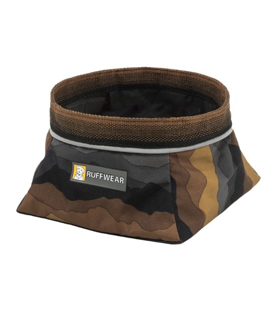 Ruffwear Quencher Collapsible Dog Food Water Bowl Moonlight Mountains Good Dog People