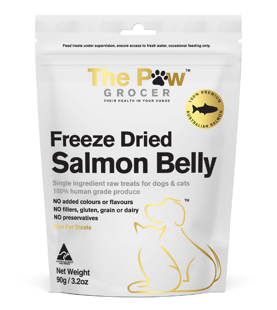 The Paw Grocer Freeze Dried Cat & Dog Treats (Salmon Belly)