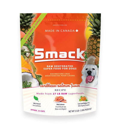 Smack Raw Dehydrated Super Food For Dogs (Caribbean-Salmon Fusion)