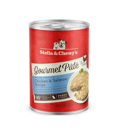 Stella & Chewy’s Grain Free Gourmet Pate PUPPY Wet Dog Food (Chicken & Salmon)