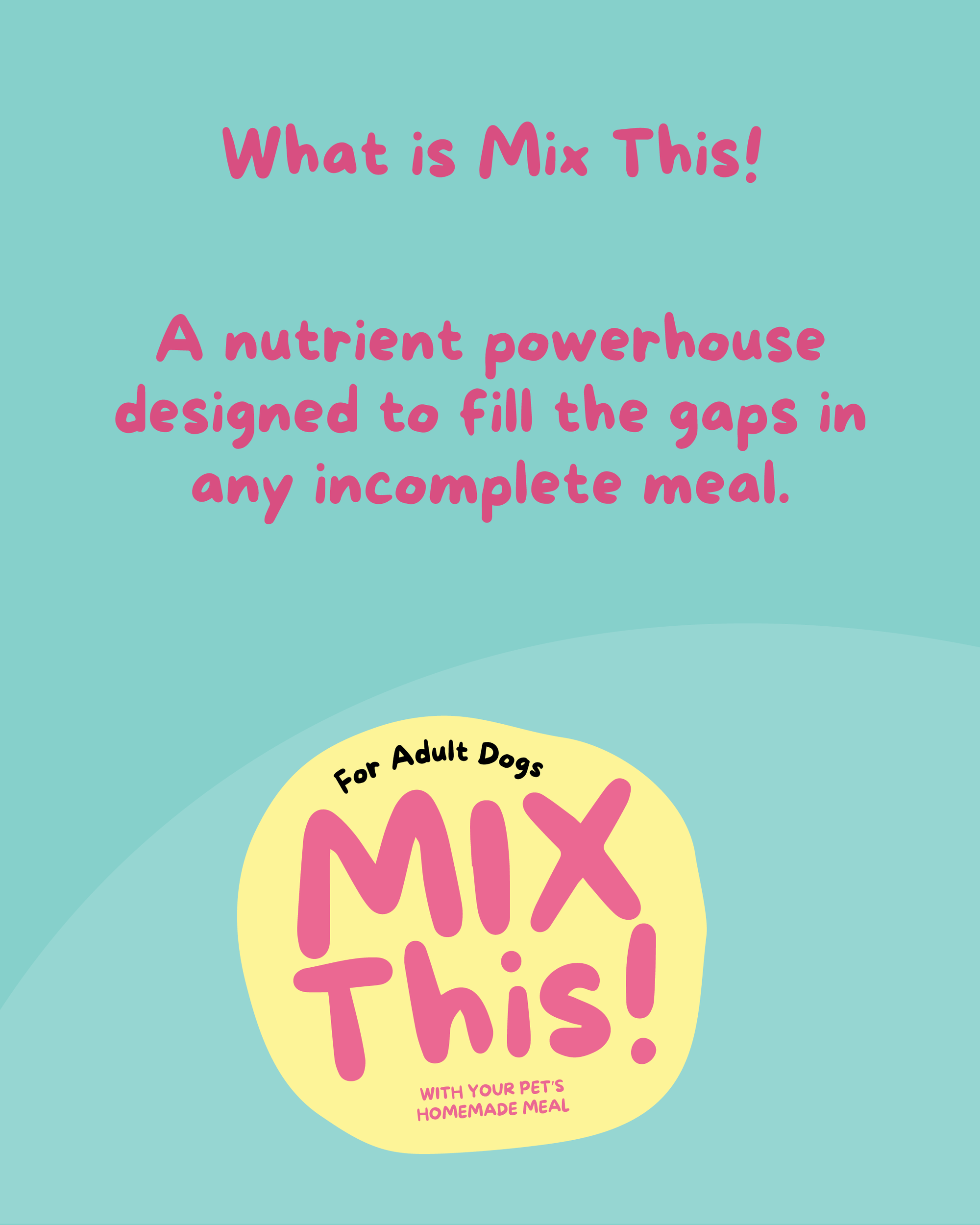 PetCubes Mix This! Meal Balancer for Dogs