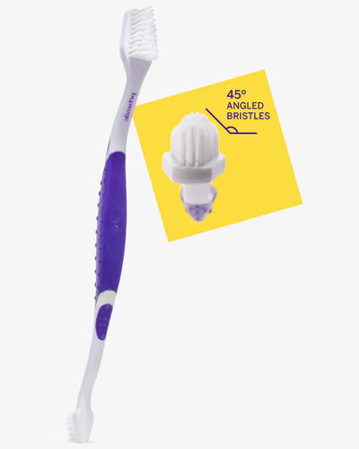 Petsmile Professional 45 Degree Dual-Ended Toothbrush for Dogs & Cats