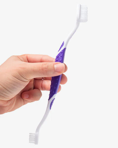Petsmile Professional 45 Degree Dual-Ended Toothbrush for Dogs & Cats