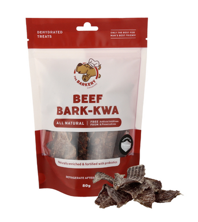 The Barkery Bark Kwa Dehydrated Beef Dog Treats