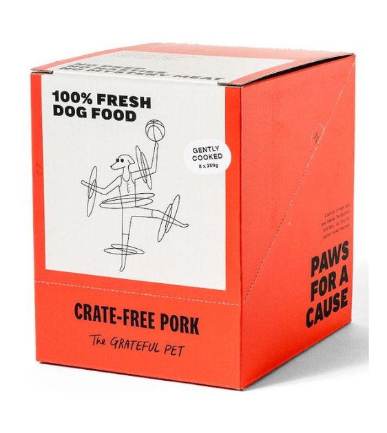 The Grateful Pet Cooked Dog Food (Crate-Free Pork)