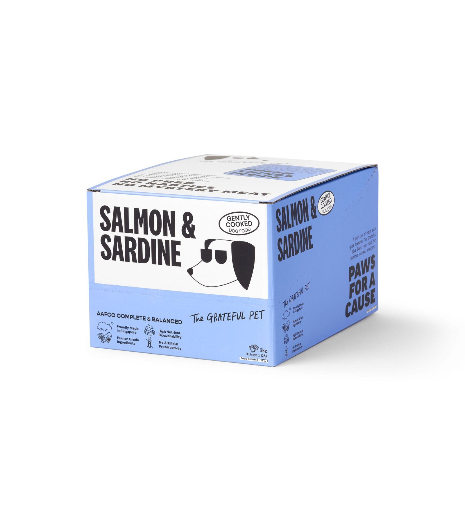 The Grateful Pet Cooked Dog Food (Salmon & Sardine)