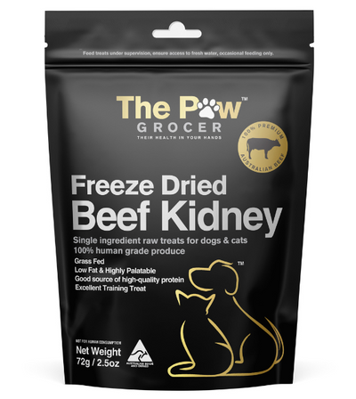 The Paw Grocer Freeze Dried Black Label Cat & Dog Treats (Beef Kidney)