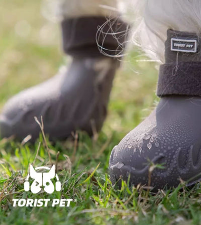 Torist Pet All-Weather Dog Boots (Cement Grey)