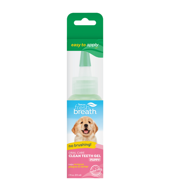 TropiClean Fresh Breath No Brushing Oral Care Clean Teeth Gel for