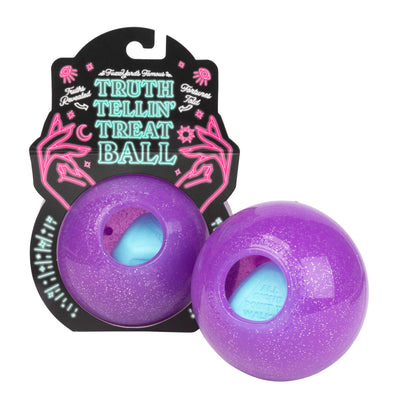 Fuzzyard Treat Dispensing Interactive Dog Chew Toy (Truth Tellin' Treat Ball)
