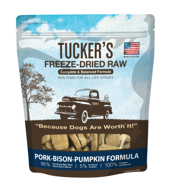 Tucker's Complete & Balanced Freeze-Dried Raw Dog Food (Pork-Bison-Pumpkin)