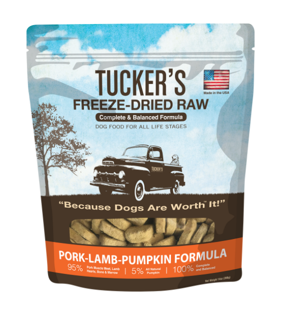 TRY & BUY: Tucker's Complete & Balanced Freeze-Dried Raw Dog Food (Pork-Lamb-Pumpkin)