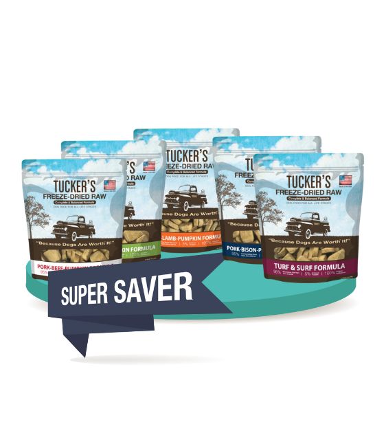 Tucker s Complete Balanced Freeze Dried Raw Dog Food 3 Pack