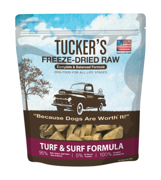 TRY & BUY: Tucker's Complete & Balanced Freeze-Dried Raw Dog Food (Turf & Surf)