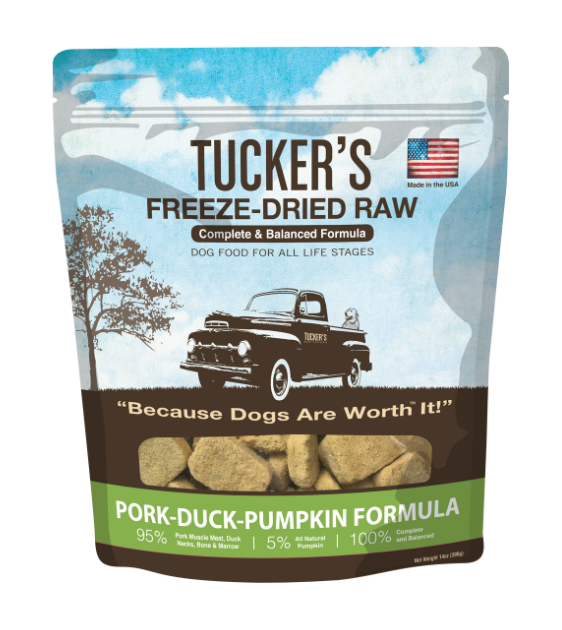 TRY & BUY: Tucker's Complete & Balanced Freeze-Dried Raw Dog Food (Pork-Duck-Pumpkin)