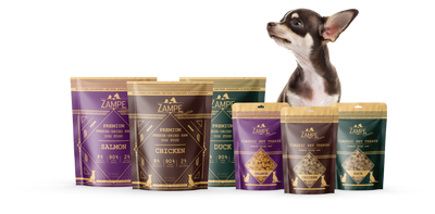 Zampe Classics Freeze Dried Raw Treats (Duck Meat) for Dogs and Cats