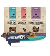Vital Essentials Freeze Dried Raw MINI NIBS Dog Food 5.5oz (3-Pack Saver Bundle)