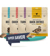 Vital Essentials Freeze Dried Raw MINI PATTIES Dog Food 14oz (3-Pack Saver Bundle)