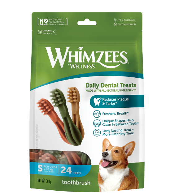 Whimzees Toothbrush Dental Dog Chews Good Dog People