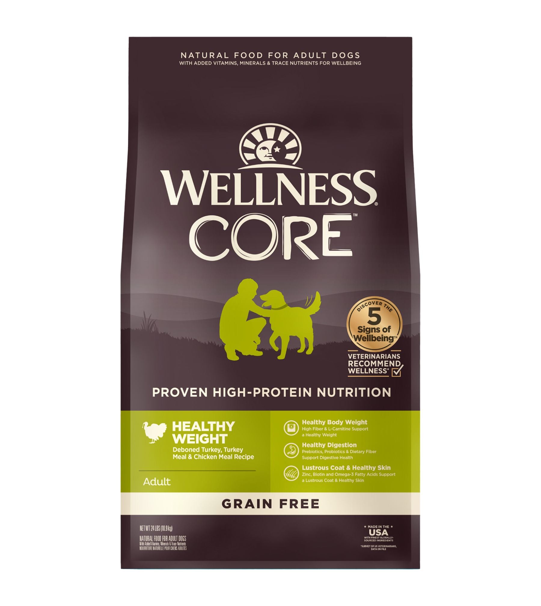 Wellness CORE Grain Free Healthy Weight (Reduced Fat) Dry Dog Food
