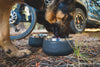 Ruffwear Basecamp™ Sound-Dampening Hard-Sided Dog Bowl (River Rock Green)