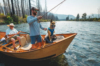 Ruffwear Confluence™ Harness-Style Dog Life Jacket (Biolumin Blue)