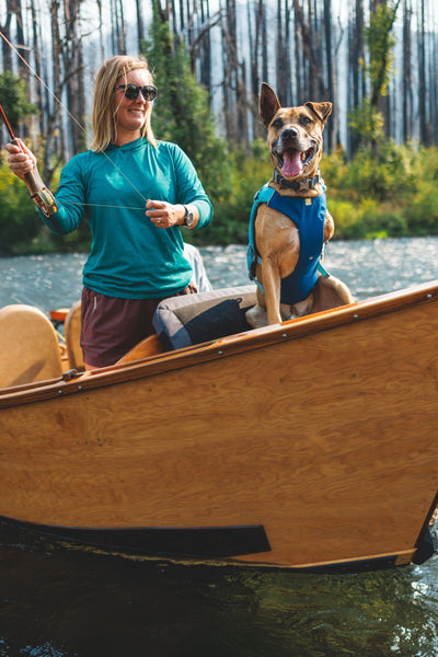 Ruffwear Confluence™ Harness-Style Dog Life Jacket (Biolumin Blue)