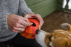 Ruffwear Gnawt-a-Rock™ Natural Rubber Treat Dispenser Throw Dog Toy (Glacial Blue)