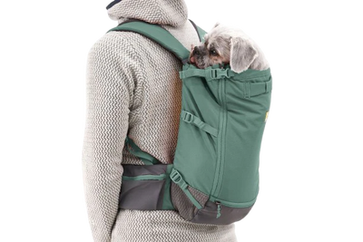 Ruffwear Hitch Hiker™ Lightweight Technical Dog Backpack Carrier (River Rock Green)