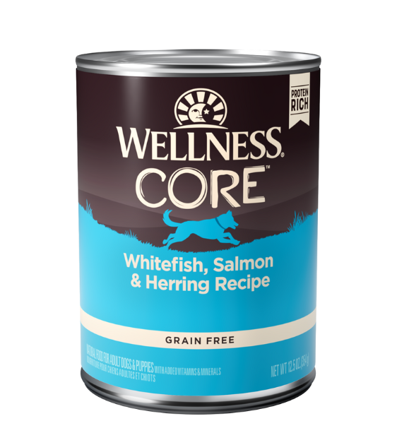 Wellness Core Grain Free (Whitefish, Salmon & Herring Recipe) Wet Dog Food