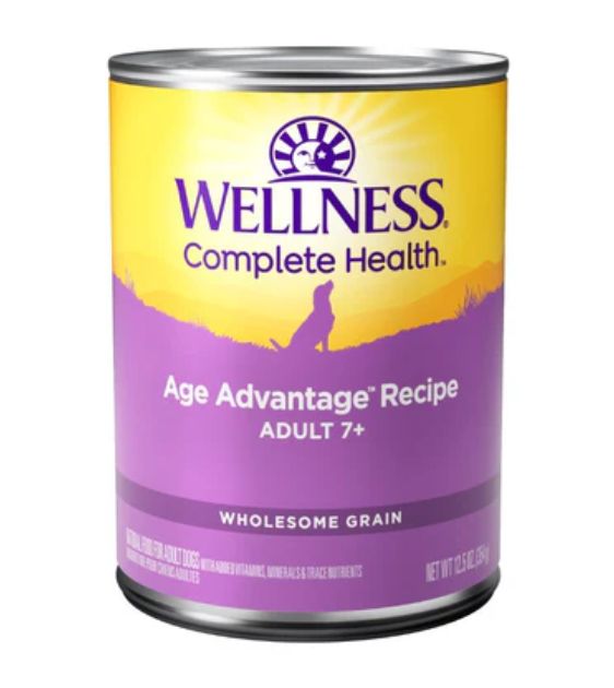 Wellness Complete Health Wholesome Grain Age Advantage Recipe Adult 7+ Wet Dog Food