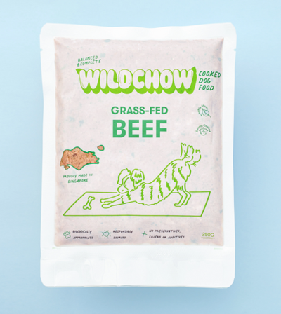 WildChow Balanced & Complete Cooked Dog Food (Grass-Fed Beef)