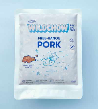 WildChow Balanced & Complete Raw Dog Food (Free-Range Pork)