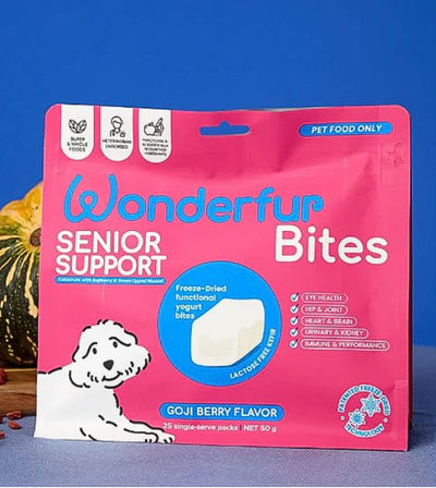 Wonderfur Bites Freeze Dried Kefir Dog Treats (Senior Support)