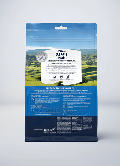 Ziwi Peak Air Dried Dry Dog Food (Lamb)