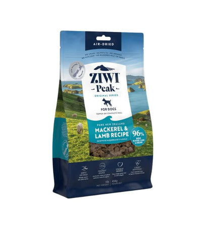 Ziwi Peak Air Dried Dry Dog Food (Mackerel & Lamb)