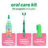 TropiClean Fresh Breath - Oral Care Kit (Toothbrush, Finger Brush & Gel) for Puppy