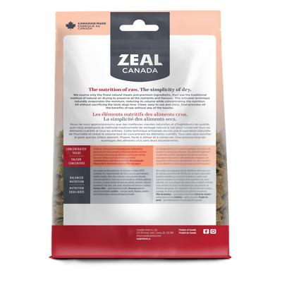 Zeal Canada Gently Air-Dried Dry Dog Food (Beef Recipe)