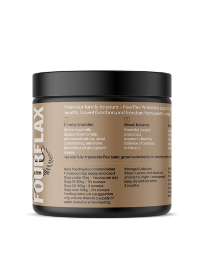 Fourflax Nutritional Powder Supplement for Dogs (Probiotics)