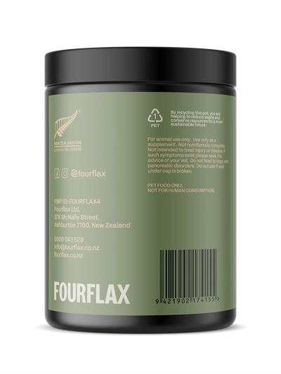 Fourflax Nutritional Food Supplement for Dogs (Flax Seed Flake)