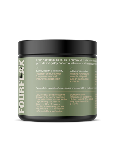 Fourflax Nutritional Powder Supplement for Dogs (Multivits)