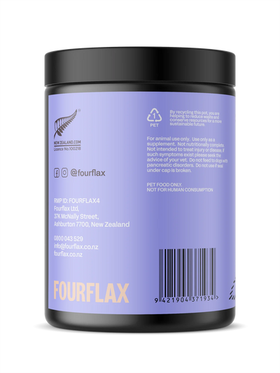 Fourflax Nutritional Powder Supplement for Older Dogs (Senior)