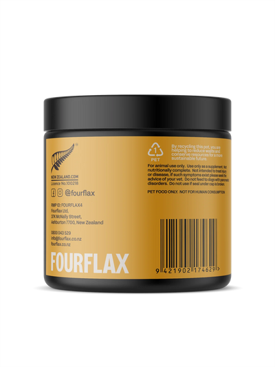 Fourflax Nutritional Powder Supplement for Dogs (Mussel Powder)