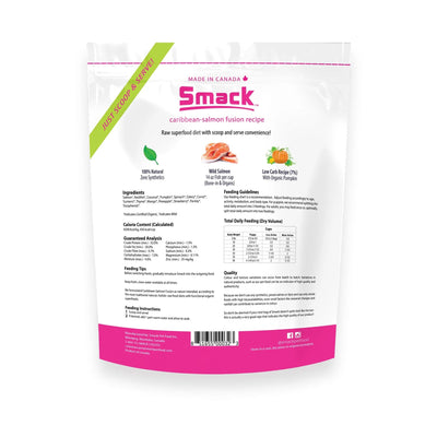 Smack Raw Dehydrated Super Food For Dogs (Caribbean-Salmon Fusion)