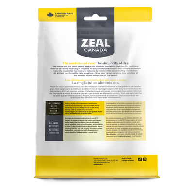 Zeal Canada Gently Air-Dried Dry Dog Food (Chicken Recipe)