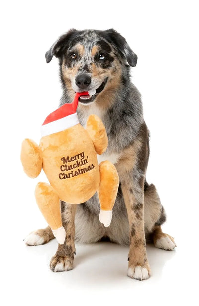 FuzzYard Christmas Dog Toy (Merry Cluckin' Christmas)