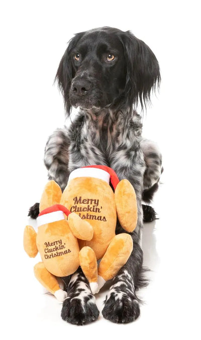 FuzzYard Christmas Dog Toy (Merry Cluckin' Christmas)