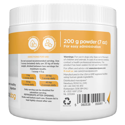 Maxxipaws Maxxidigest+ (Digestive & Immune Support) Supplements for Dogs