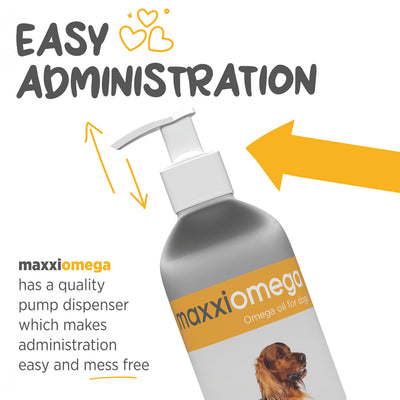 Maxxipaws MaxxiOmega (Omega Oil) Supplements for Dogs